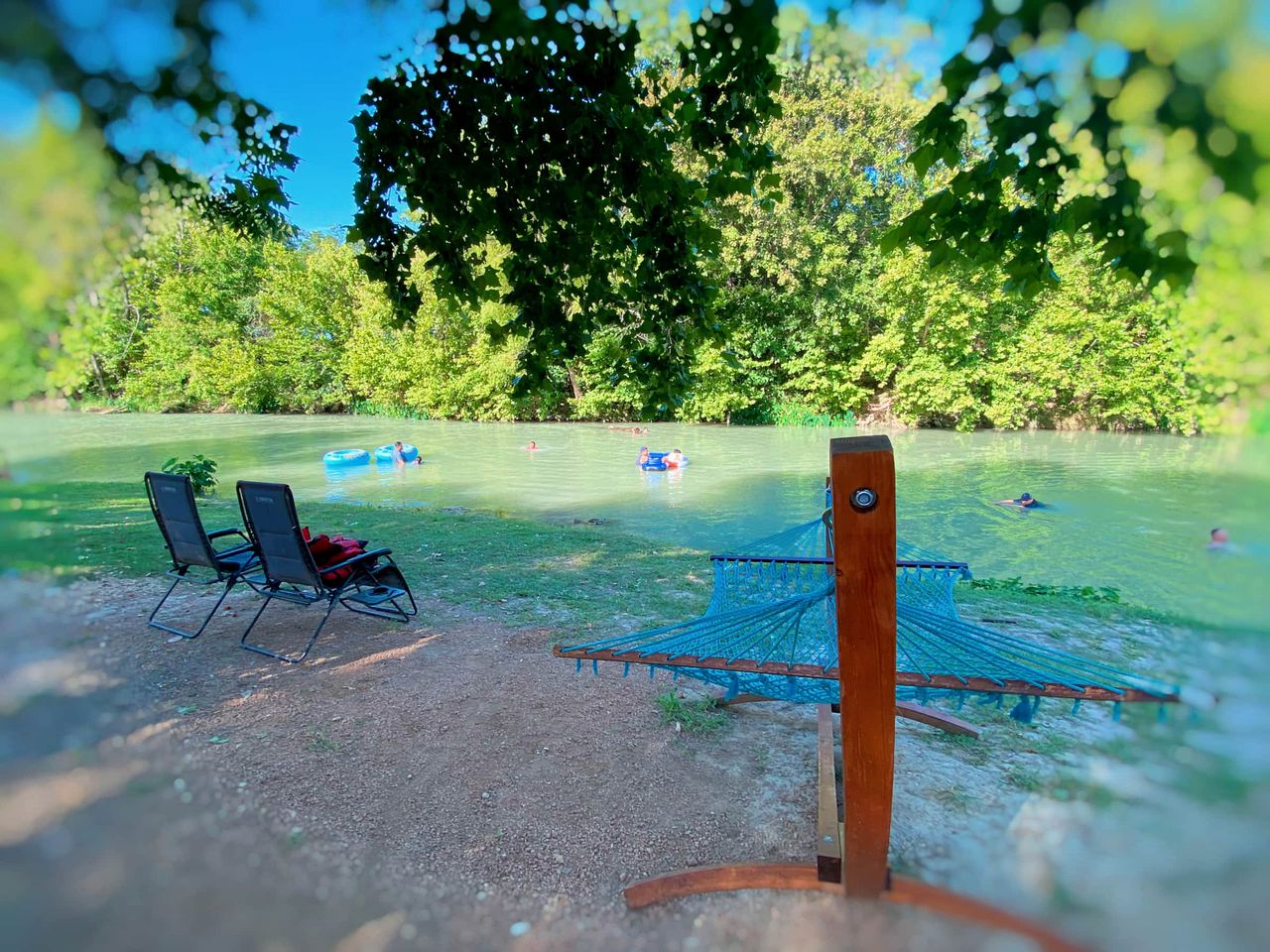 Fun-Filled Glamping Adventure by the San Marcos River: Luxurious Safari Tent near Kingsbury, Texas, Perfect for Families