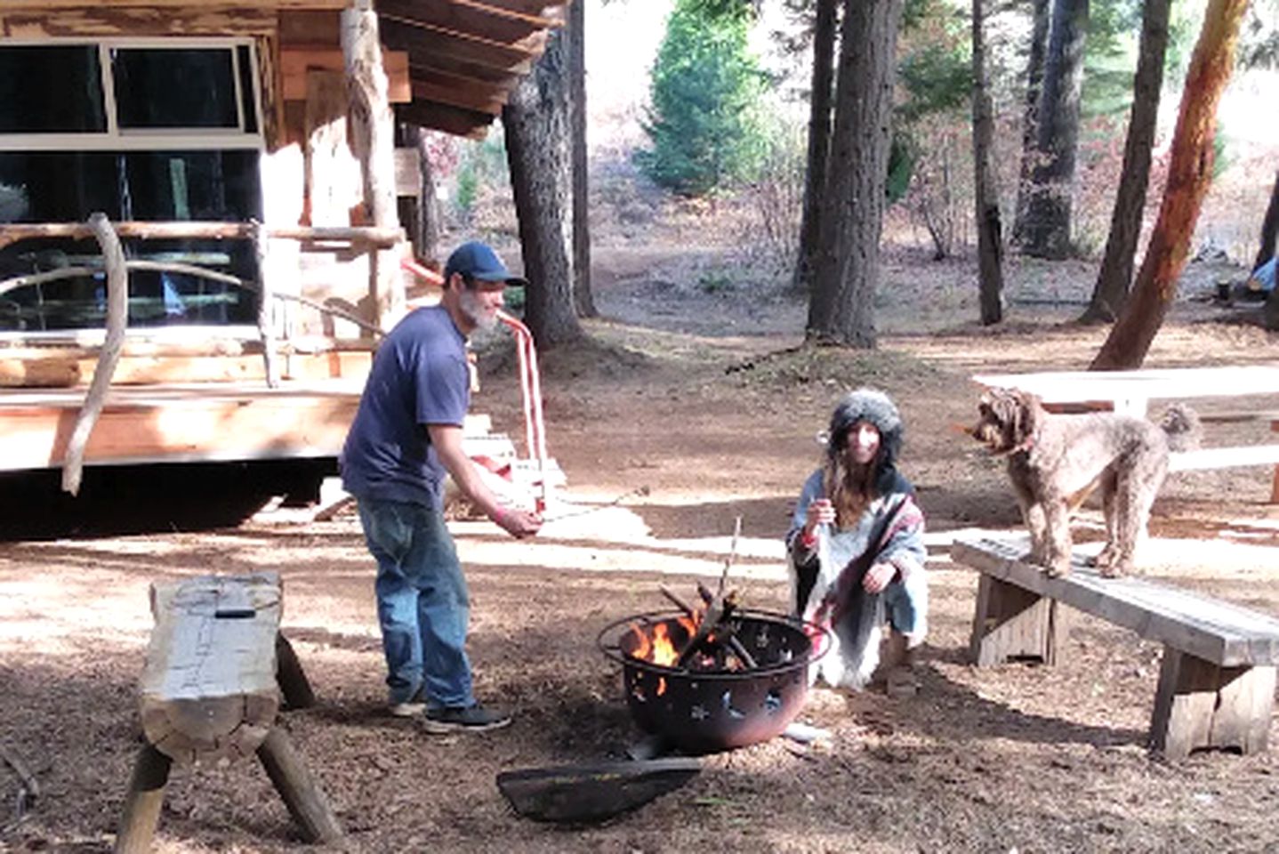 Serene Cabin Getaway with a Charcoal BBQ near Tahoe National Forest, California