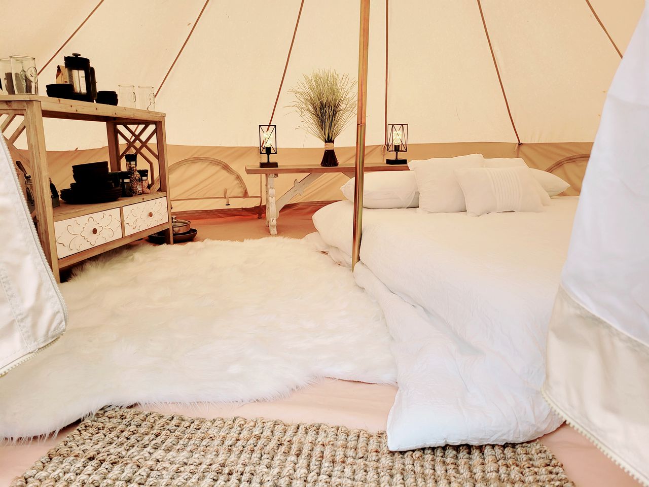 Glamping Under the Stars Bell Tent near Hilton Head