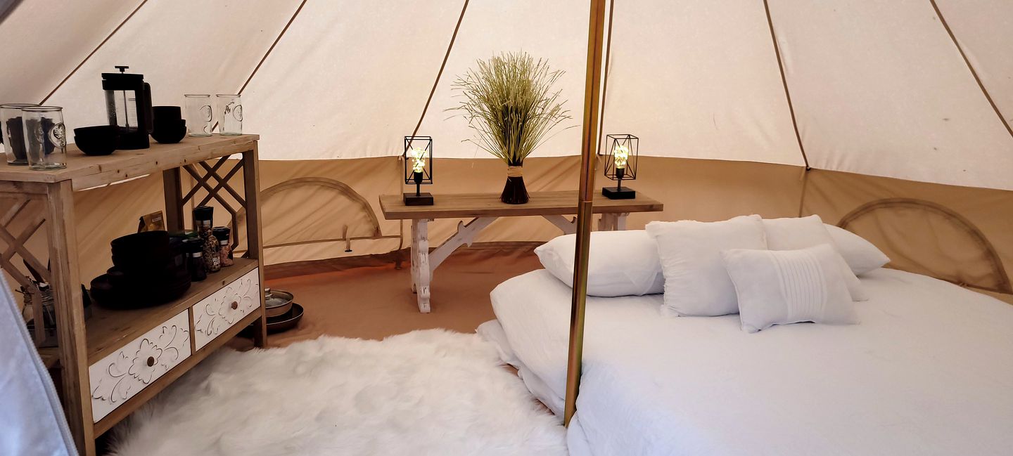 Glamping Under the Stars Bell Tent near Hilton Head