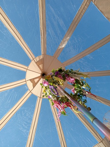 Cozy Sky Gazer Lotus Bell Glamping With Hot Tub | Bell Tents (Lewisburg, Tennessee, United States of America)