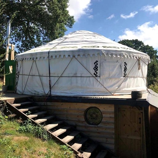 Go glamping in Wales at this yurt rental!