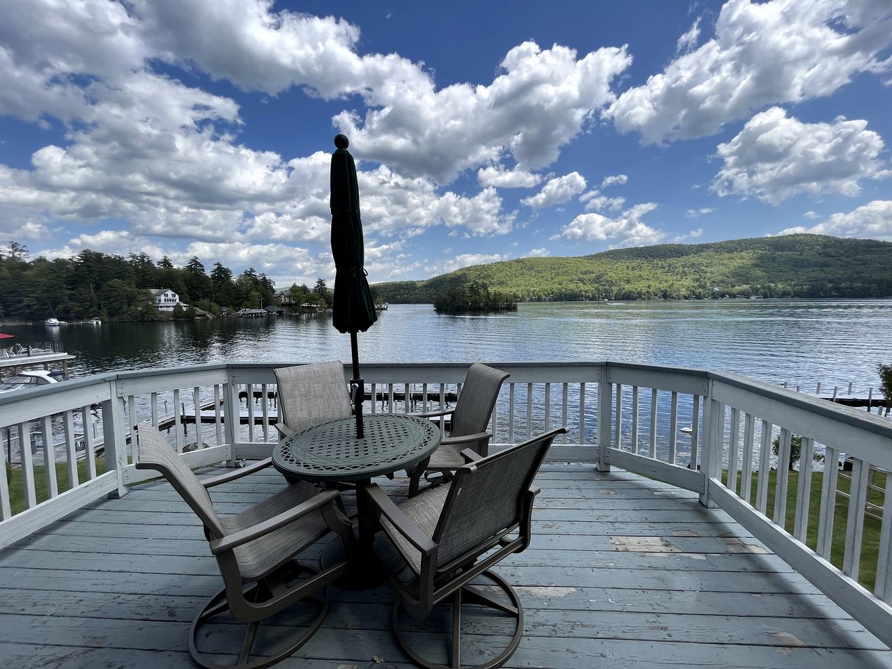 Lake Rental with Interior Jacuzzi and Deck in NY