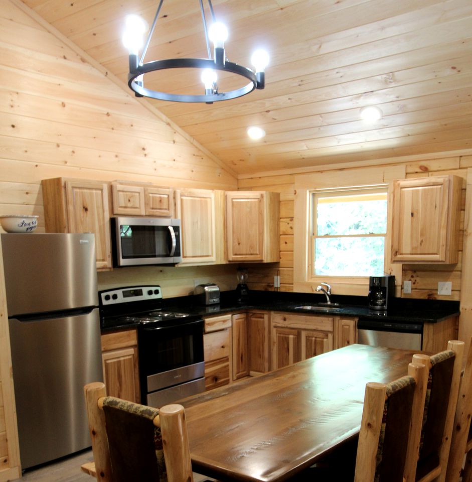 Great Smoky Mountain Glamping Getaway in this Lovely Cabin Rental with Hot Tub in Gatlinburg