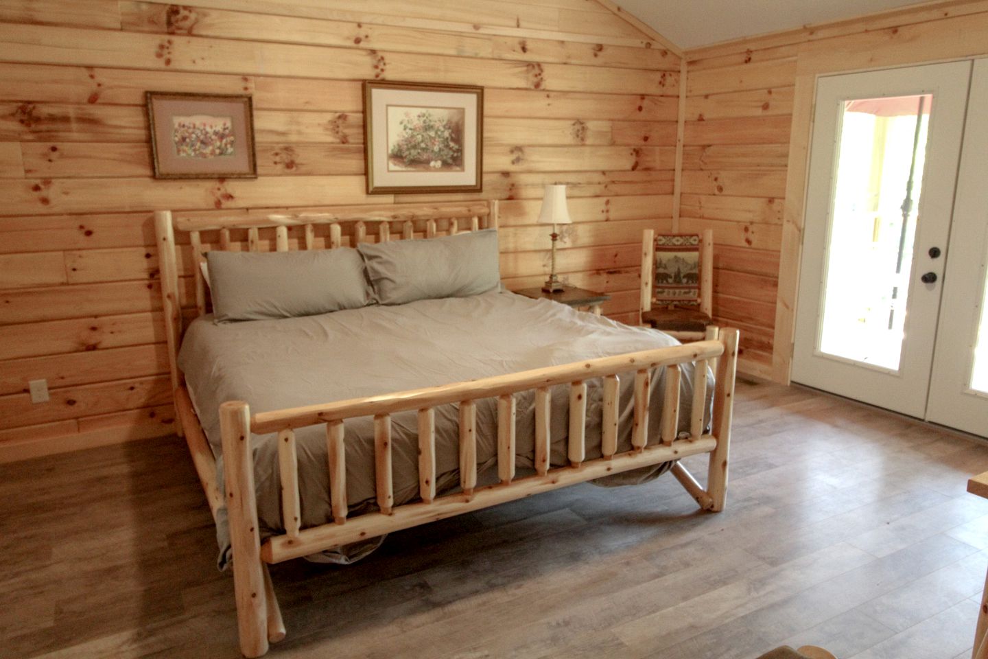 Great Smoky Mountain Glamping Getaway in this Lovely Cabin Rental with Hot Tub in Gatlinburg