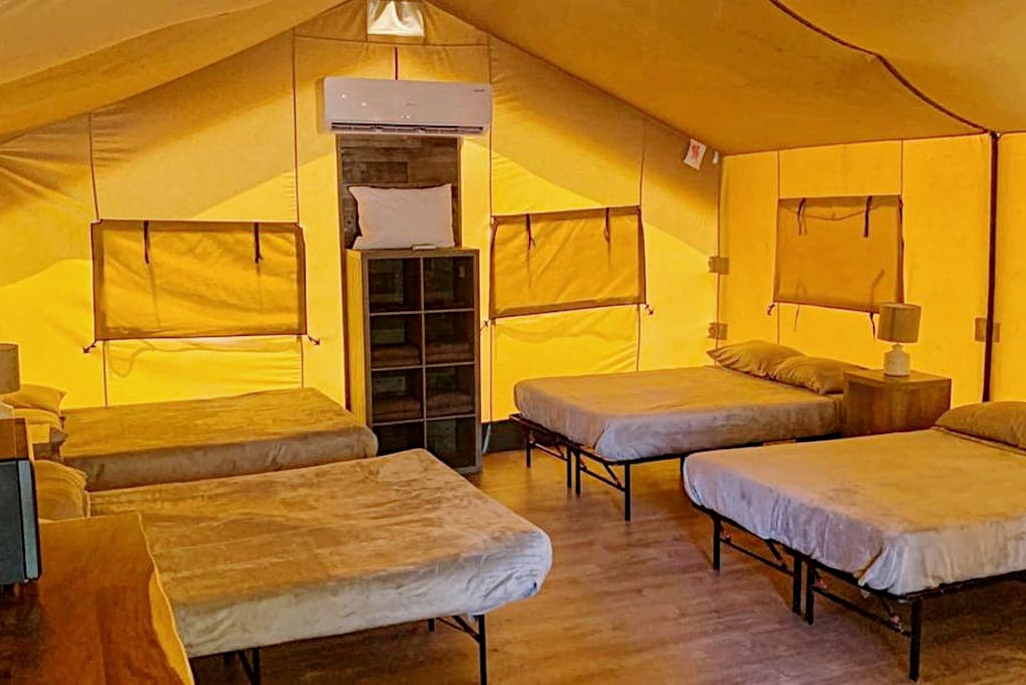 Texas Safari Tent Rental, Perfect for Escapes to Nature in Cibolo