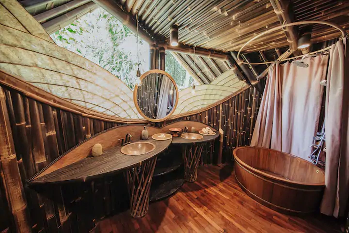 Otherworldly Bamboo Getaway in Bali with Pool and River