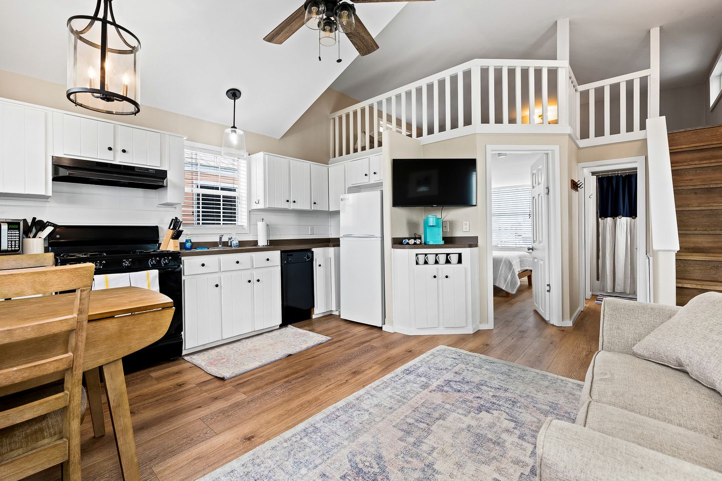 Tiny Lofted Cabin with Water Views in Rockport, Texas