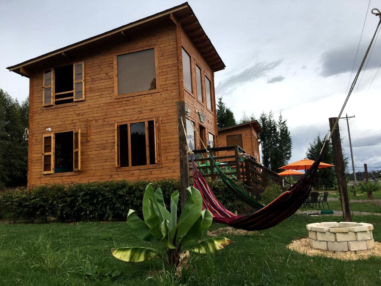 Comfortable Cabin Rental with Garden Views for a Holiday in Colombia