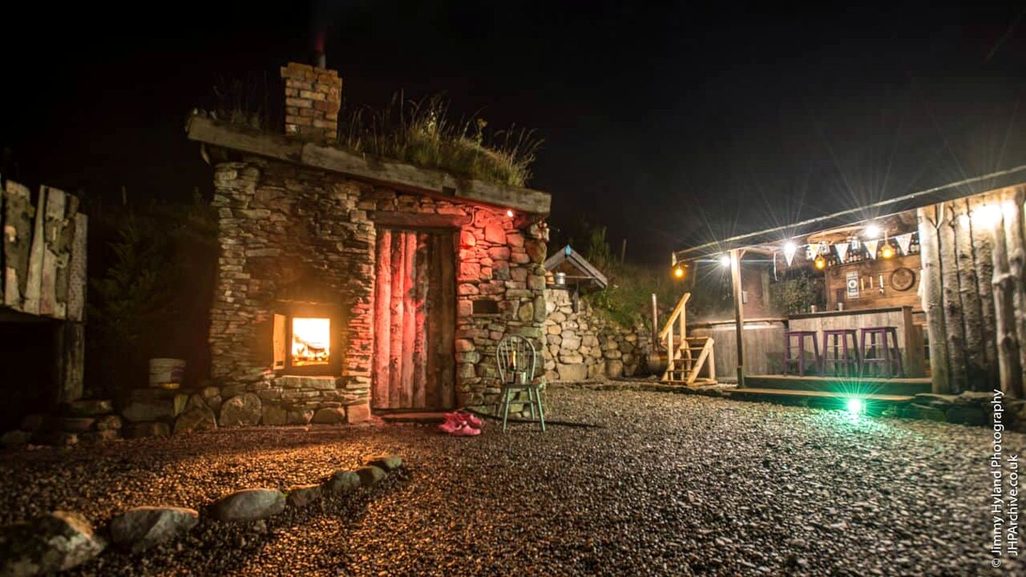 Magical Woodland Glamping Retreat with Sauna, Hot Tub, Fire Pit and Unique Themed Stays in County Mayo, Ireland