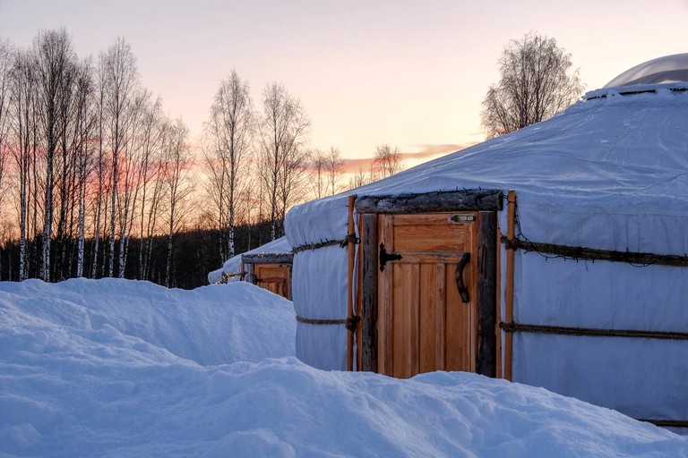 Yurts (Rovaniemi, Lapland, Finland)