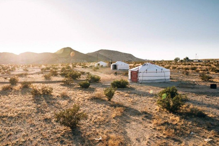 Yurts (United States of America, Twentynine Palms, California)