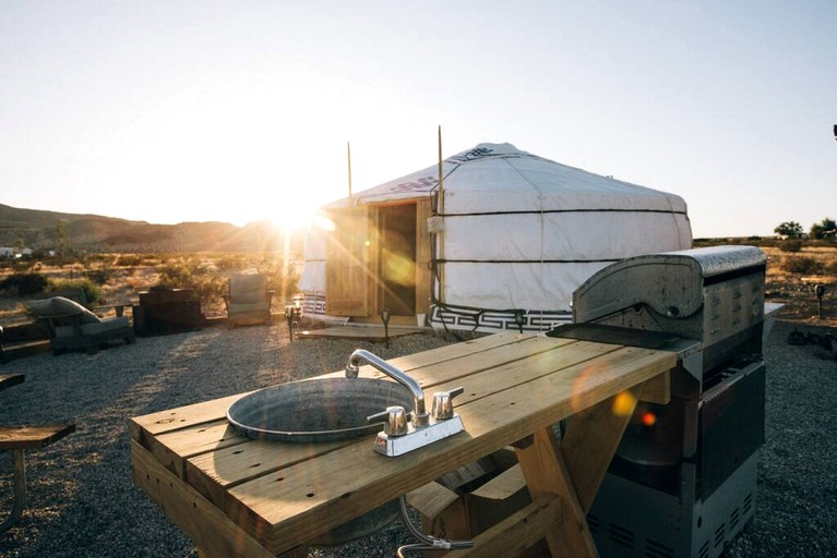 Picturesque Yurt Fantastic for Stargazing near Joshua Tree National Park, California