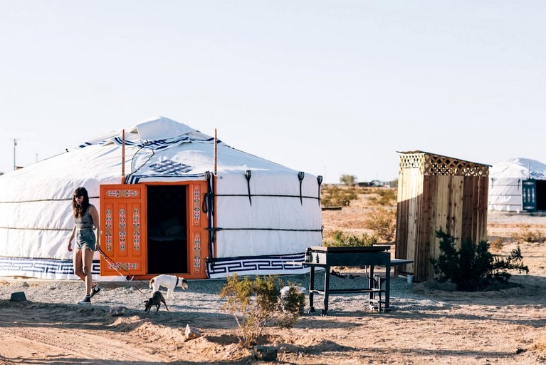Yurts (United States of America, Twentynine Palms, California)