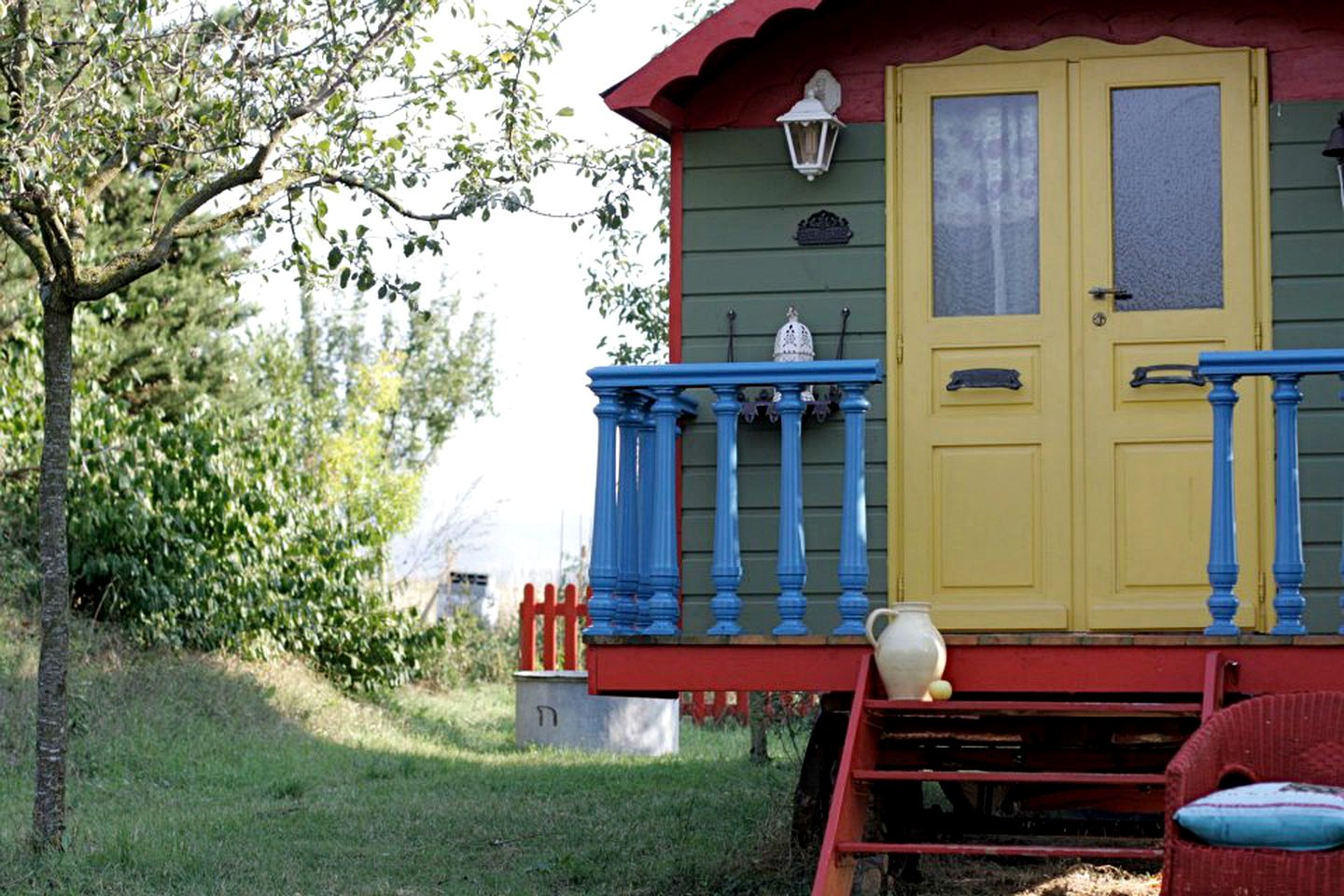 Historic 1870s Caravan for a Romantic Getaway in Aude, Southern France