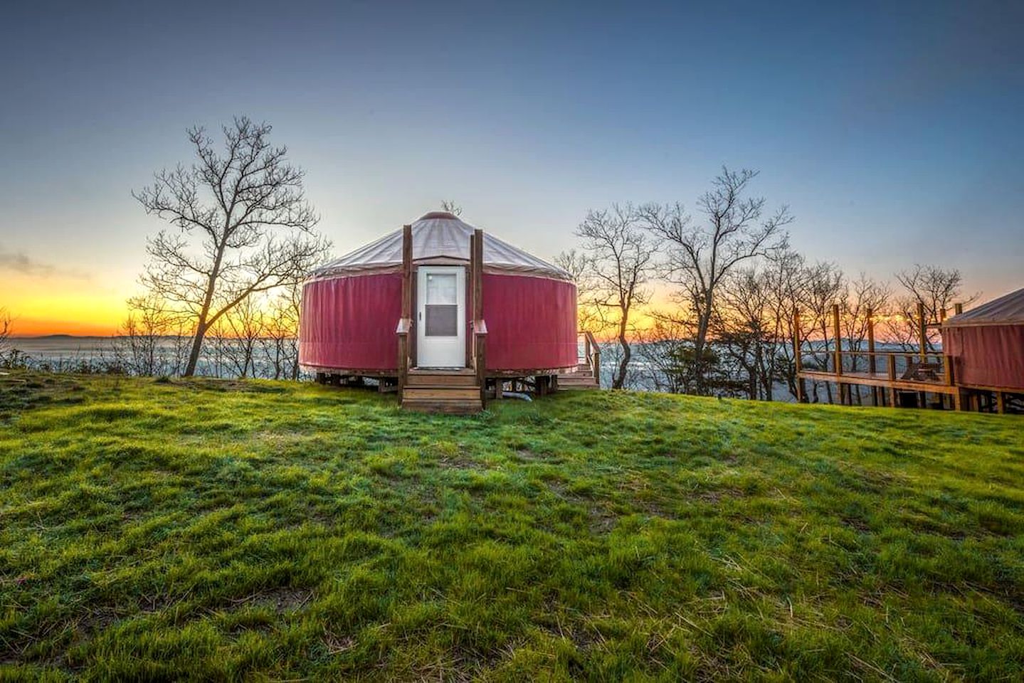 Lookout Mountain Yurt Rental for a Glamping Nature Escape