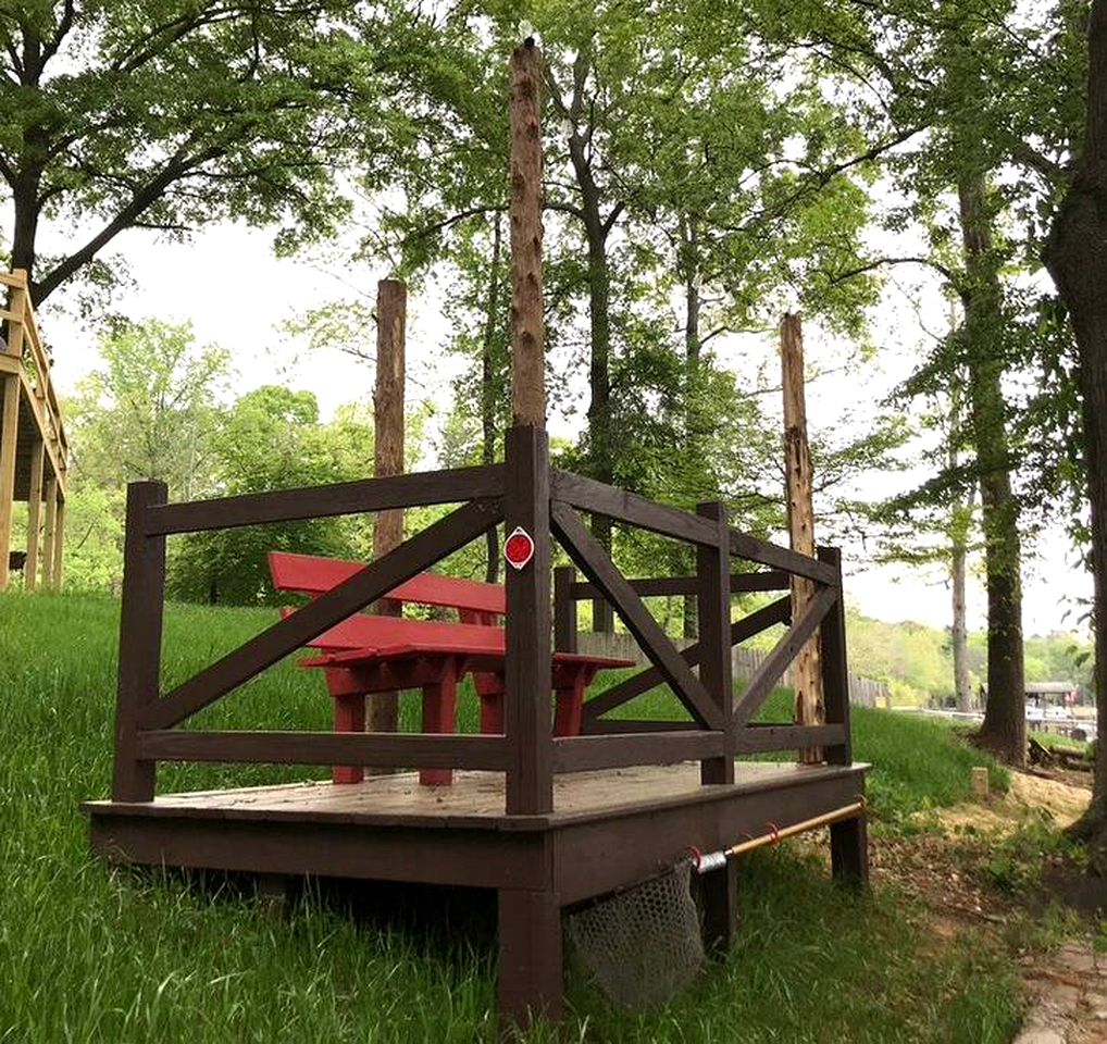 Waterfront Cottage with Fire Pit, Kayaks, Dock and Picnic Space in Charlotte, North Carolina