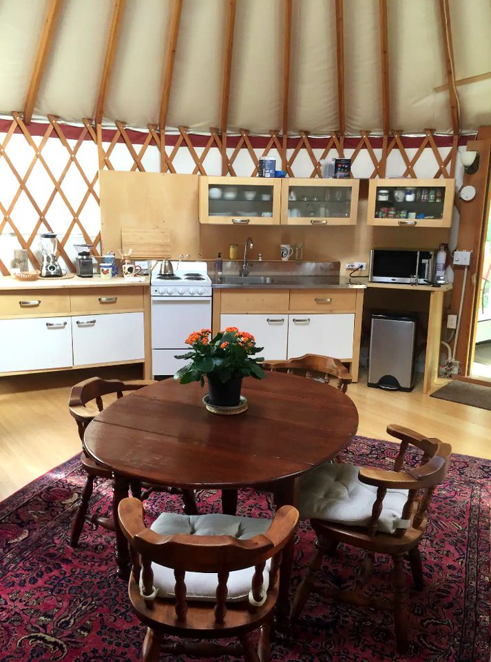 Private Yurt is the Perfect Place for a Washington Getaway