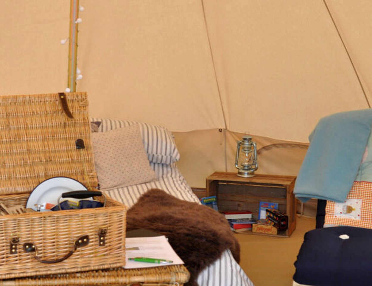 Beautiful Bell Tent Rental Perfect for Dorset Glamping