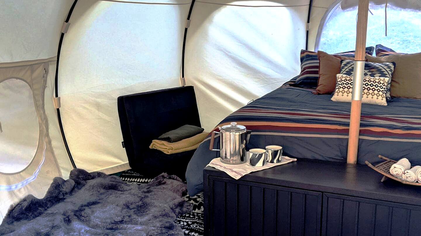 Secluded California Tent for a Weekend Getaway from Sacramento