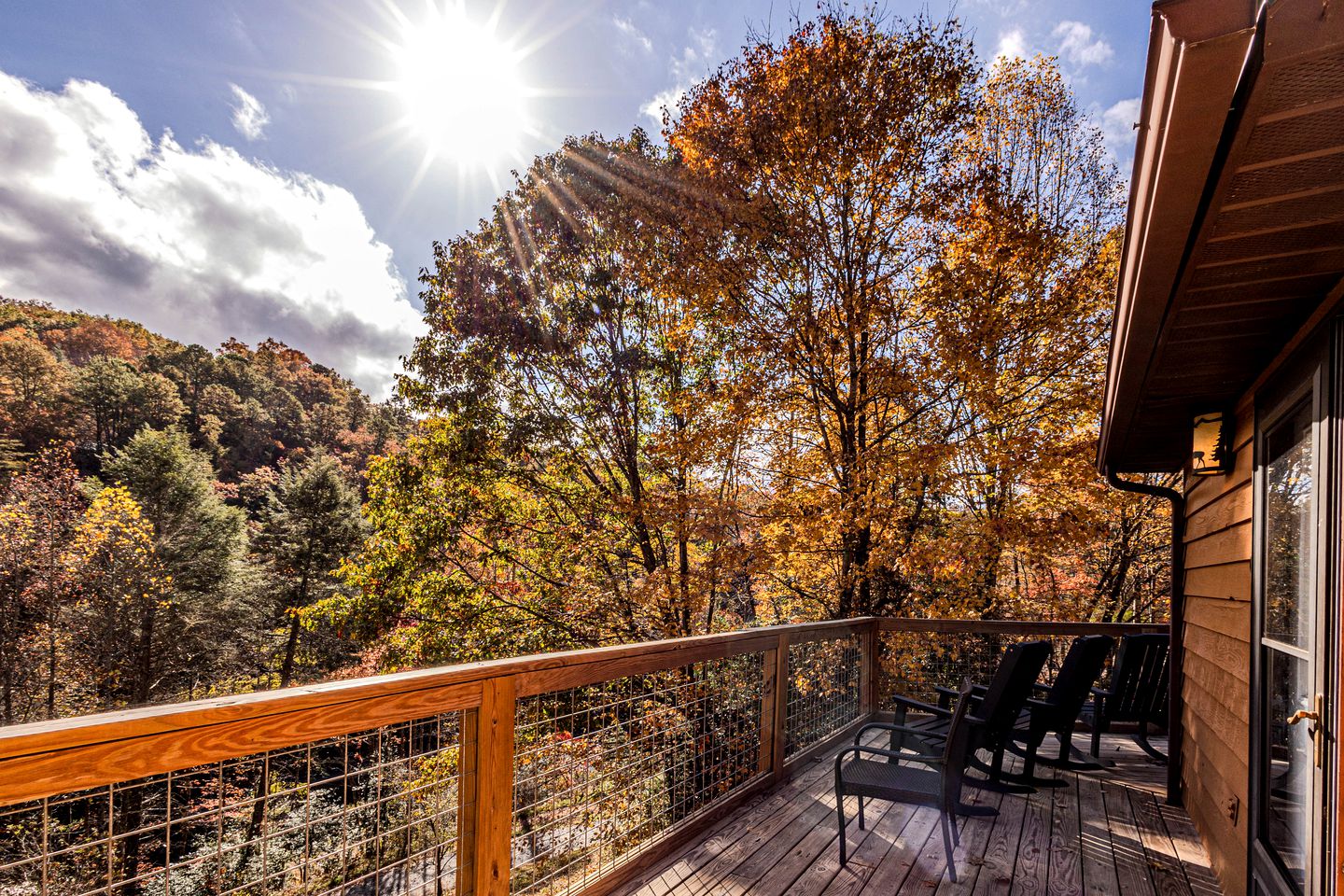 Incredible Mountain Cabin with Private Creek and Hot Tub Allowing Outstanding Views in Bryson City