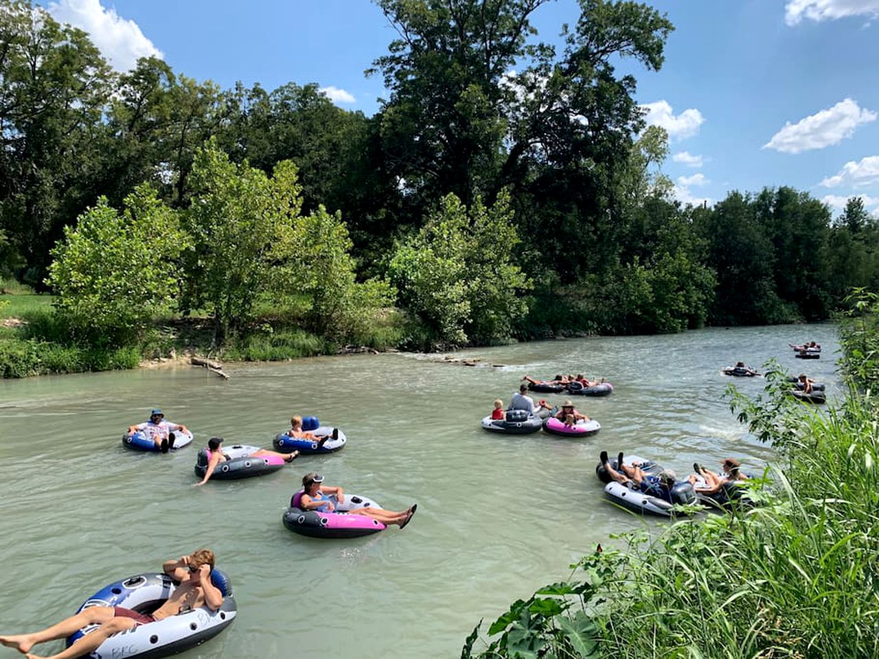 Safari Tent Nature Escape on the San Marcos River: Perfect for a Glamping Vacation near Kingsbury, Texas