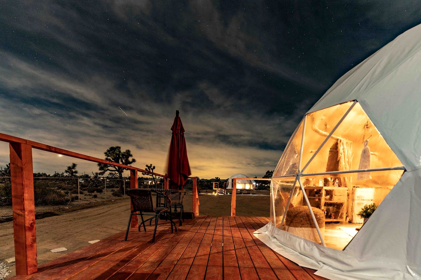 Joshua Tree Glamping Dome Rental for Desert Getaway