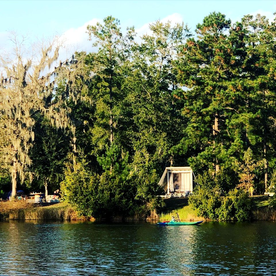 Cozy Tented Cabin Rental Ideal for Glamping in South Carolina