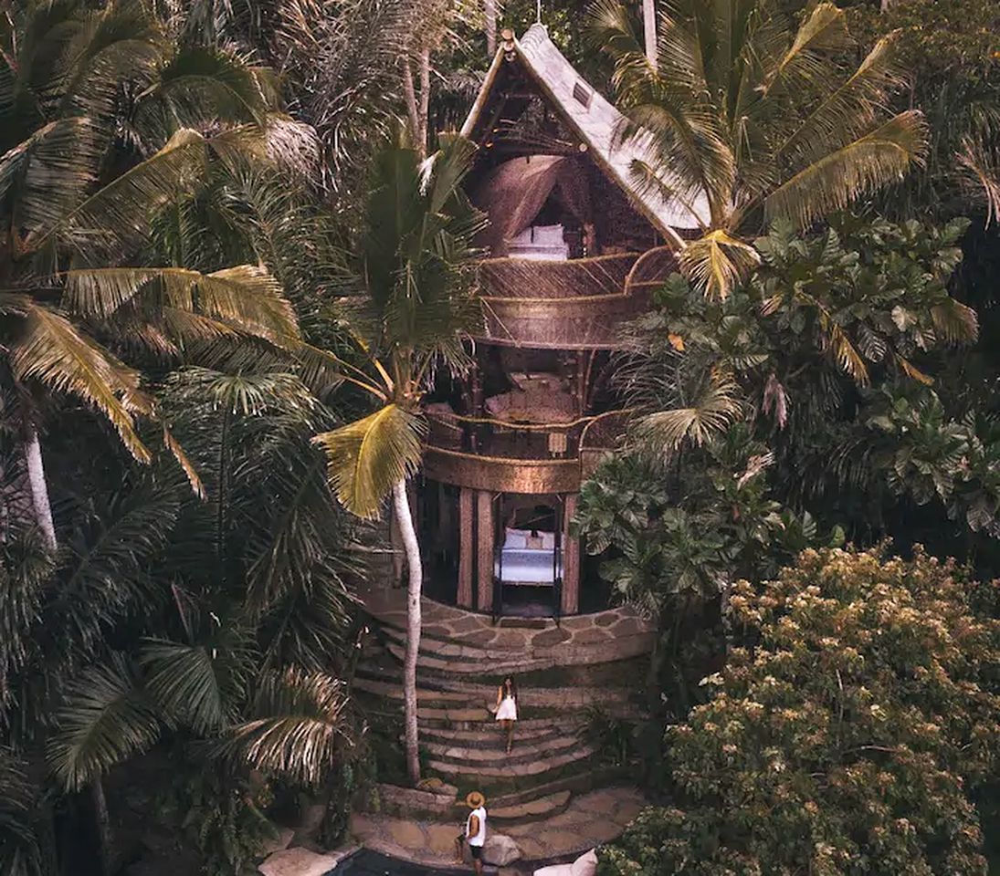 Otherworldly Bamboo Getaway in Bali with Pool and River