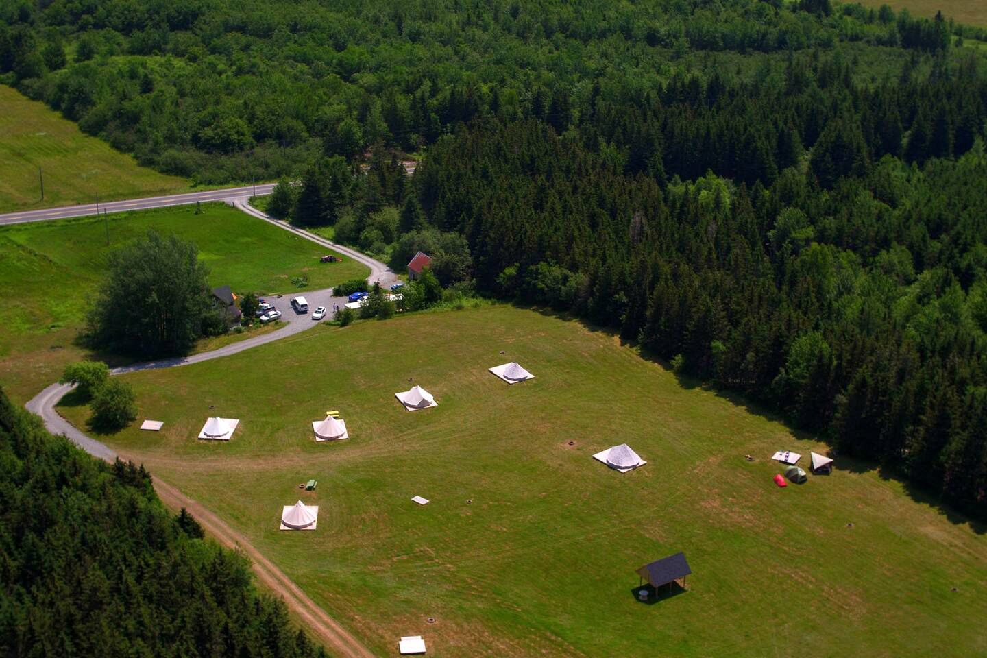Picturesque Glamping Tents for Vacations on the Cabot Trail, Nova Scotia