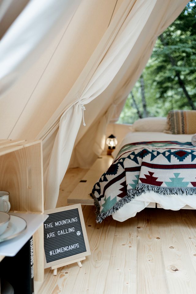 Incredible Safari Tent with Sauna in North Woodstock, New Hampshire