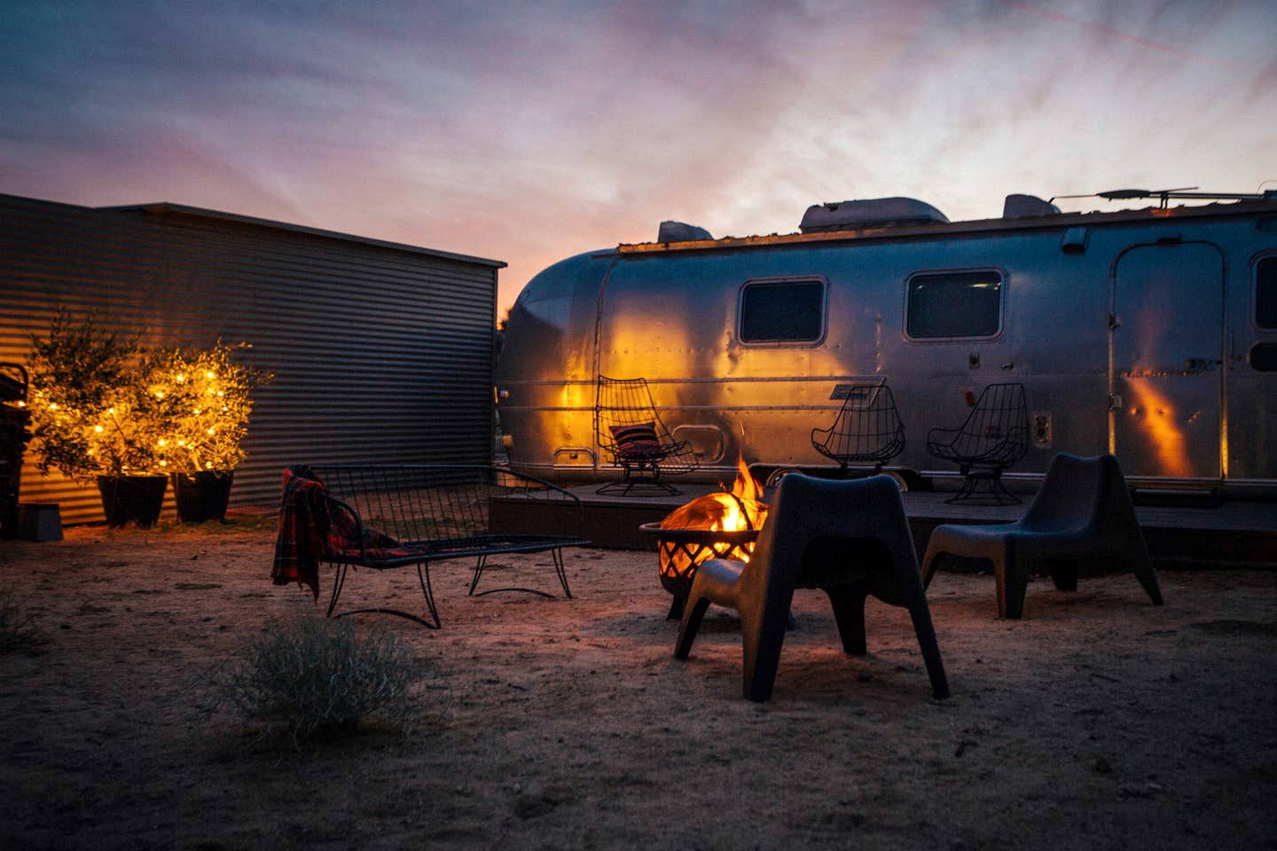 Magical Cottage Rental with a Cowboy Pool and Vintage Airstream for Glamping in California
