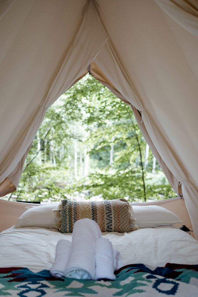 Amazing Safari Tent Close to Lake in North Woodstock, New Hampshire