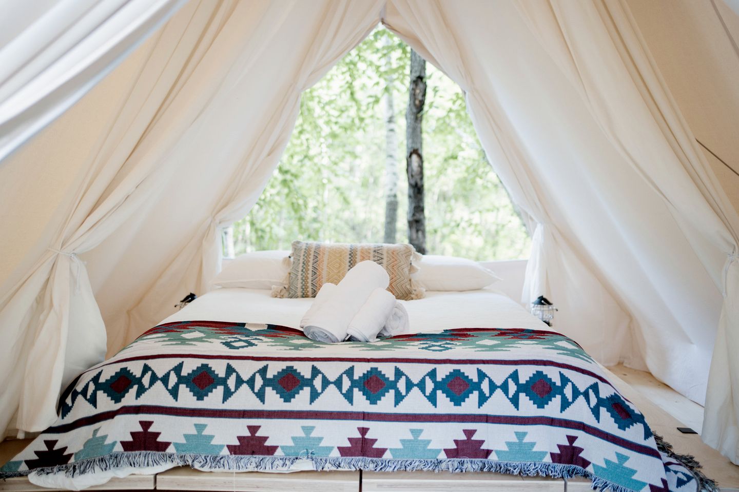 Special A-frame Safari Tent in North Woodstock, New Hampshire