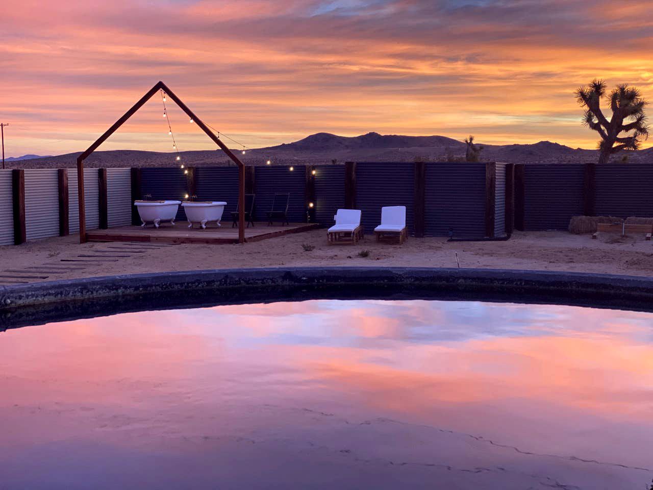 Magical Cottage Rental with a Cowboy Pool and Vintage Airstream for Glamping in California