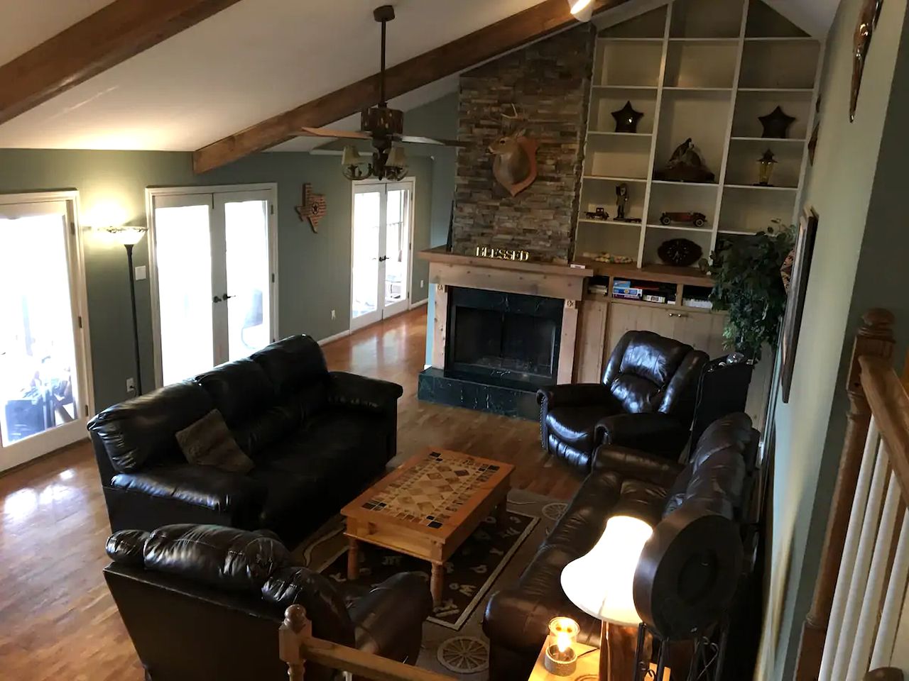 Large Cabin Rental with Heated Indoor Pool for Family Vacations in Texas