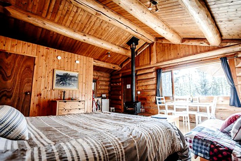 Canadian Glamping Cabin for a Mountainside Getaway | Cabins (Hinton, Alberta, Canada)