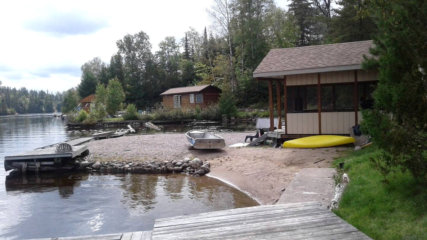Spacious Cabin with Beachside Gazebo Ideal for an Ontario Holiday on Onaping Lake