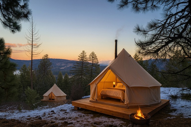 Bell Tents (United States of America, Sandpoint, Idaho)