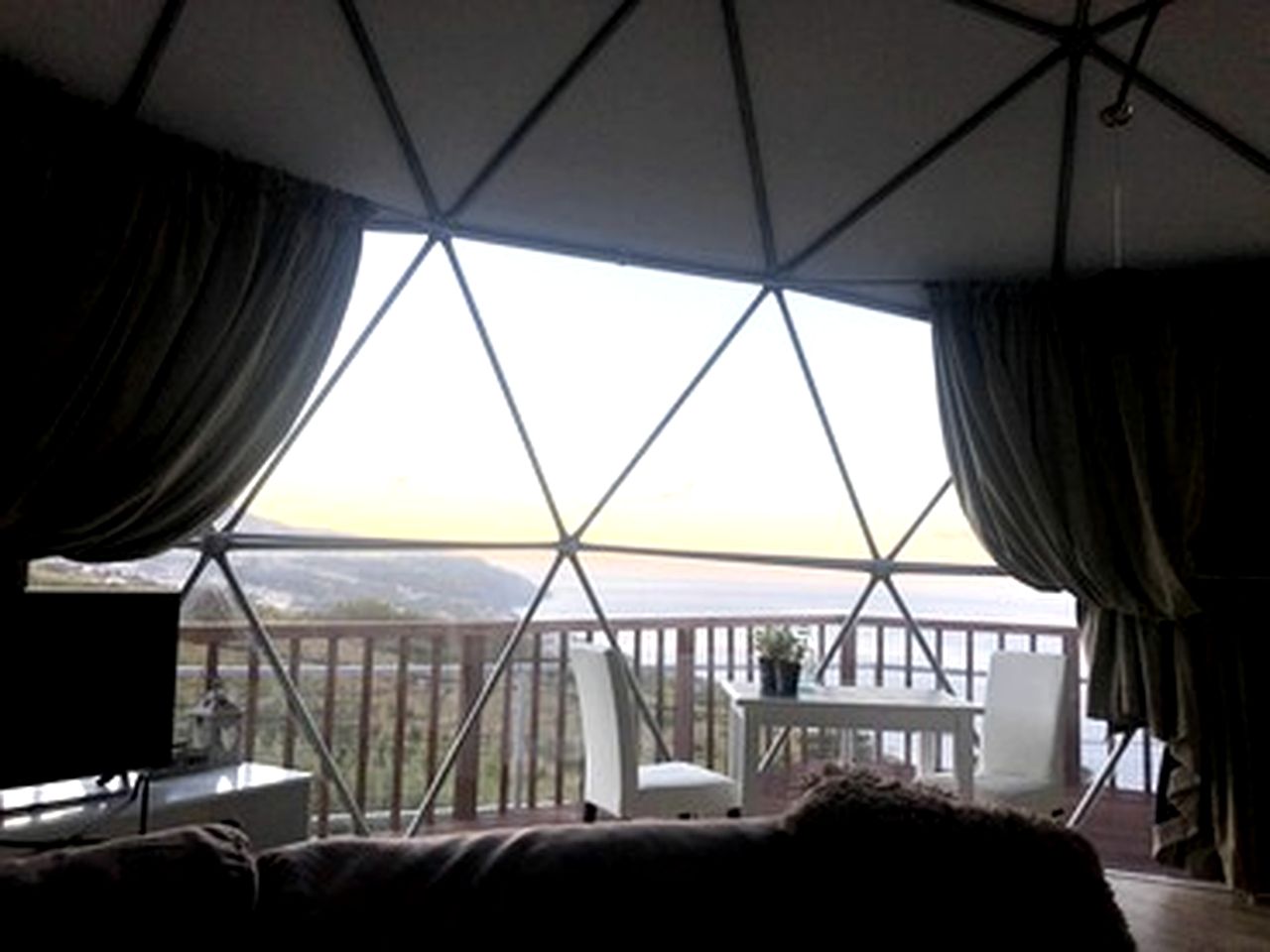 Unusual Dome Rental Perfect for a Luxury Camping Getaway in Prazeres, Portugal