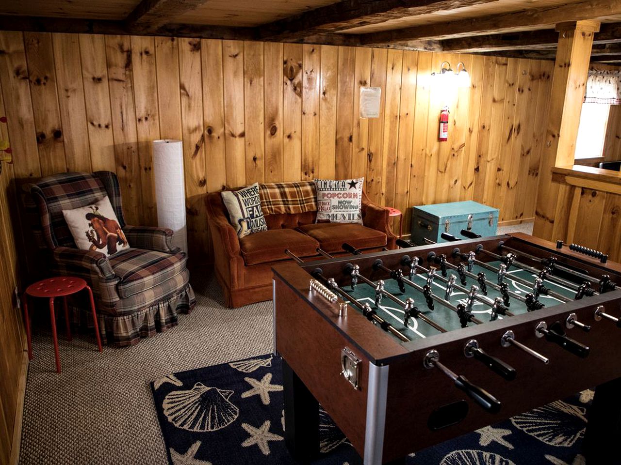 Spacious 24-Person Cottage Rental with Game Room near Sebago Lake, Maine