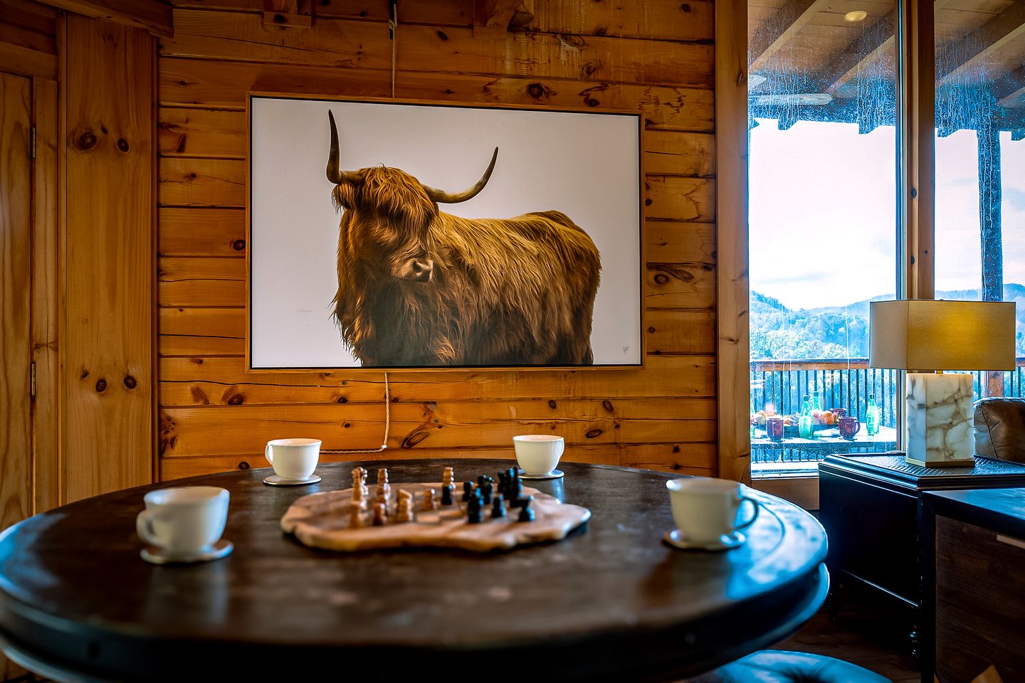 Stunning Smoky Mountain Log Cabin with 270° Views, Luxury Amenities & Hot Tub near Gatlinburg, TN