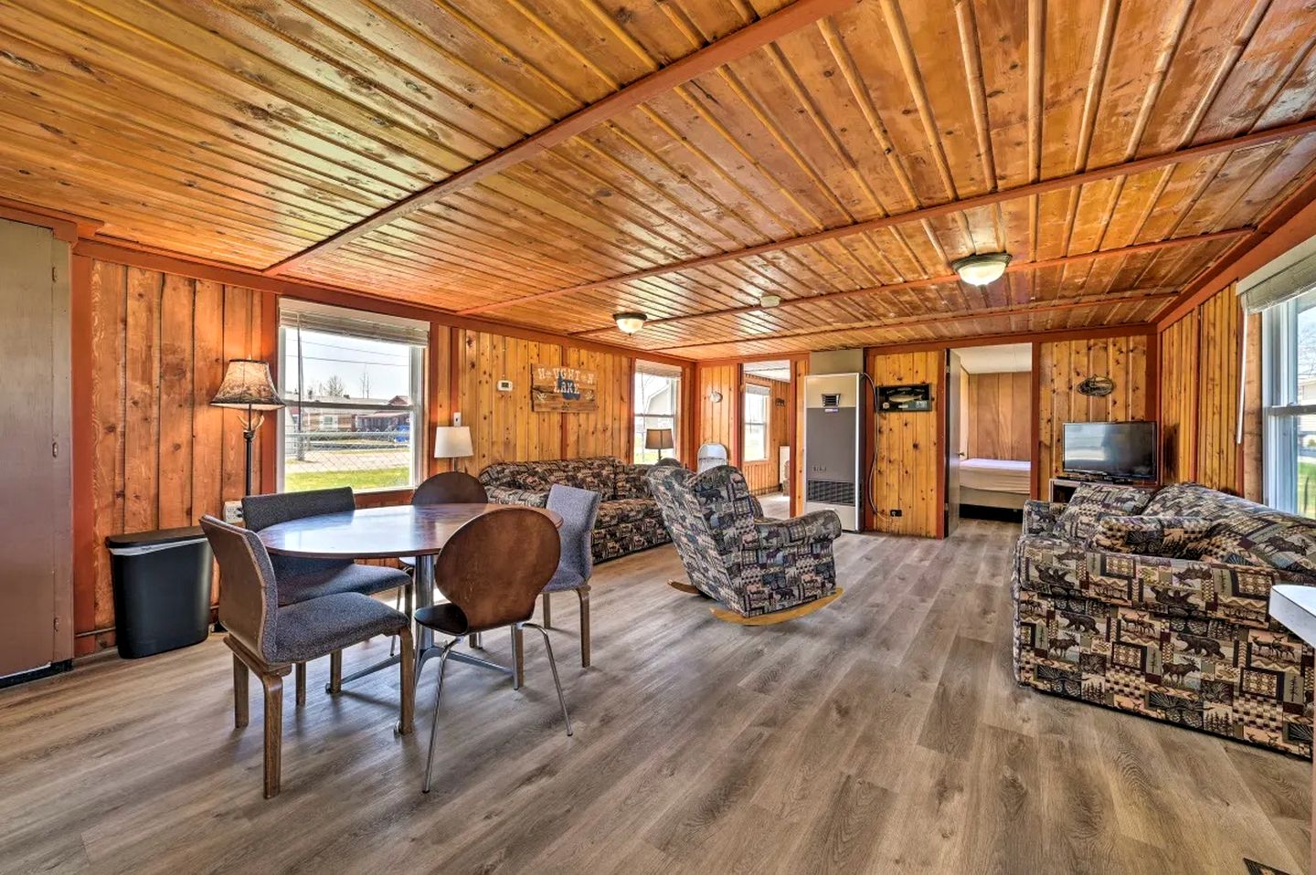 Waterfront Cabin with Kayaks, Dock & Fire Pit in Houghton Lake, Michigan