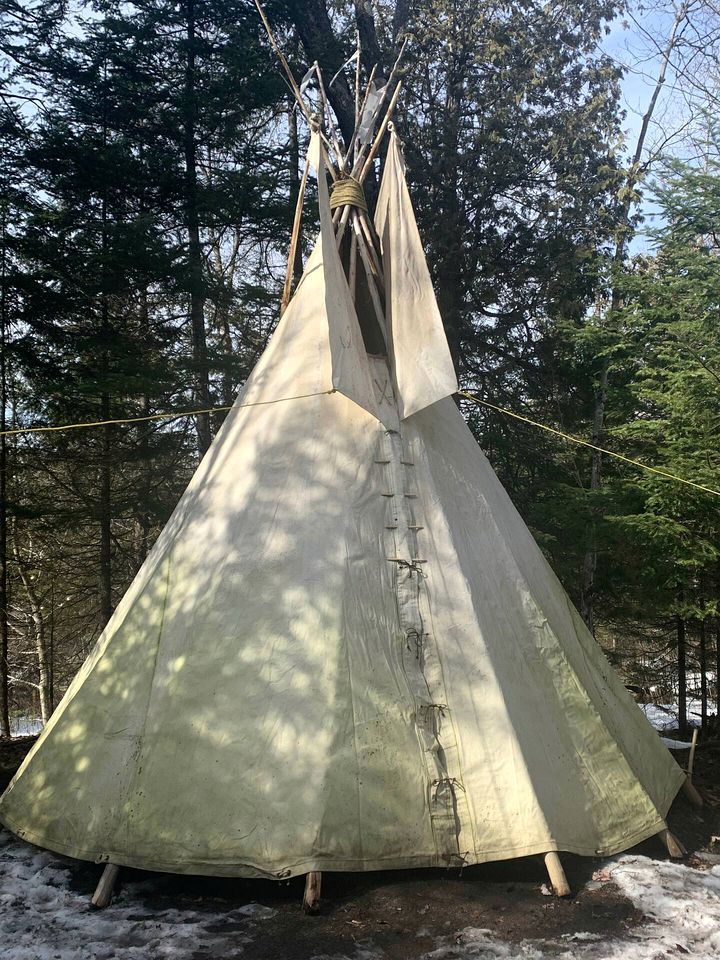 Off-Grid Tipi Rental for a Weekend Getaway in Quebec