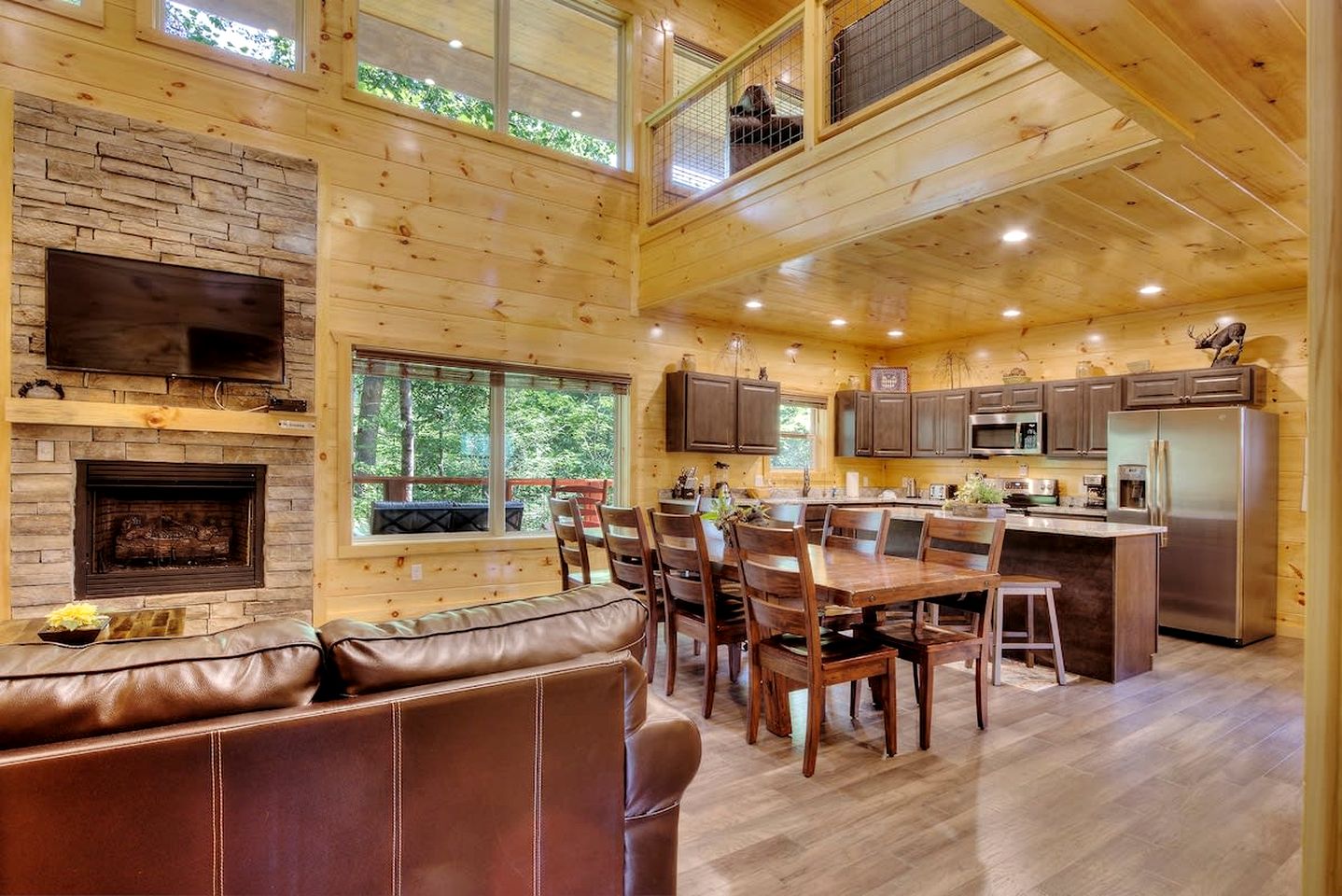 Luxury Gatlinburg Cabin with Theater & Game Room near Great Smoky Mountains National Park, TN