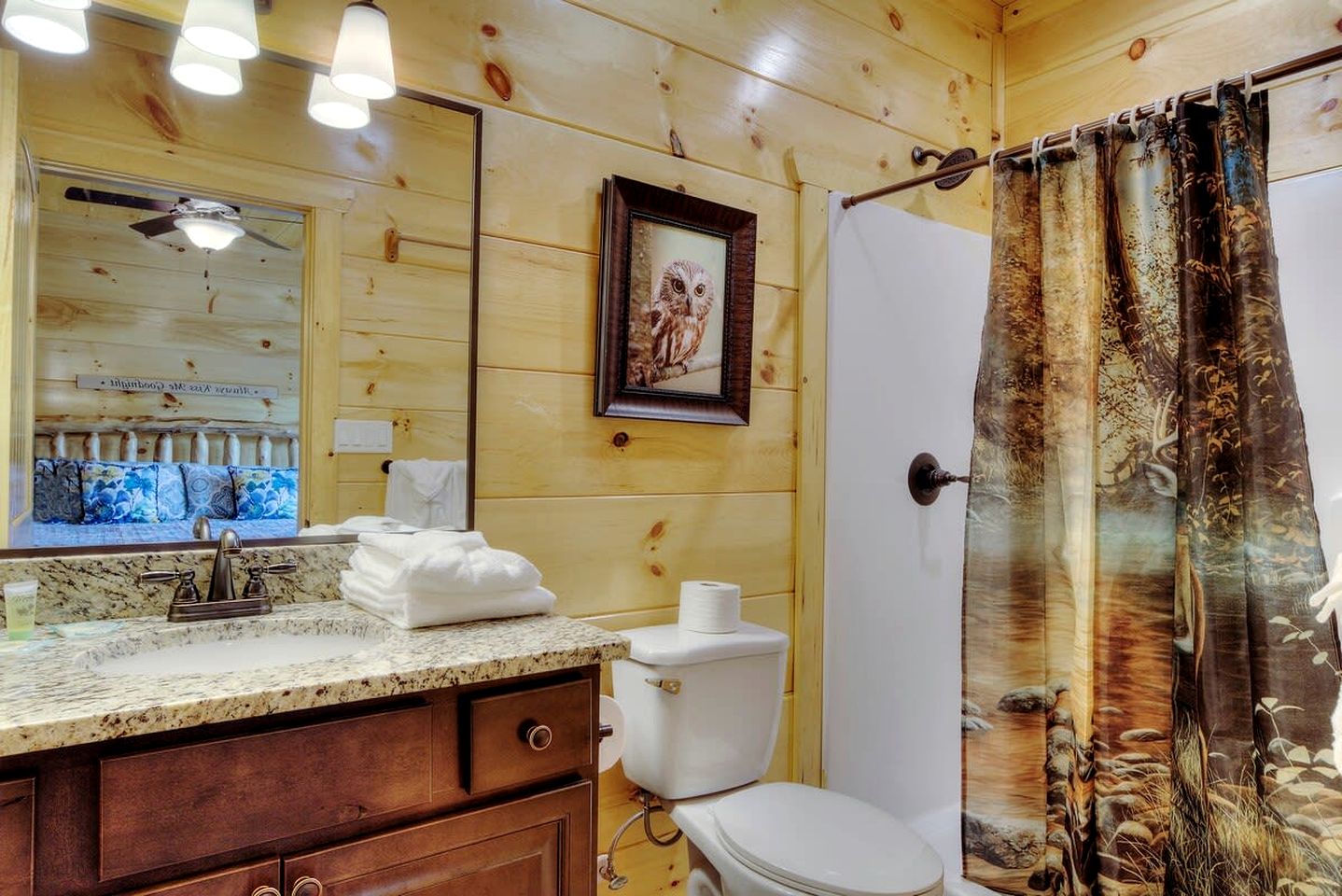 Luxury Gatlinburg Cabin with Theater & Game Room near Great Smoky Mountains National Park, TN