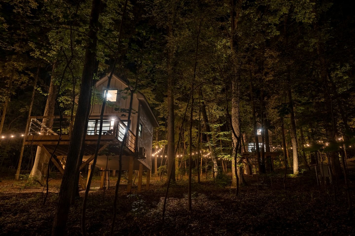 Lofted Romantic Tree House Immersed in Nature in Alabama