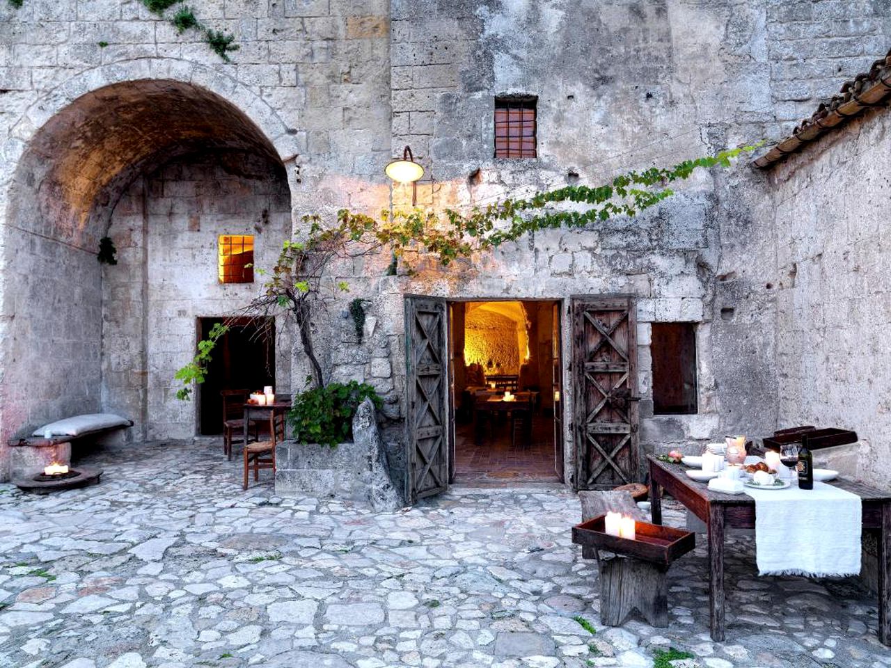 Charming Cave Vacation Rental in Ancient Town of Matera, Southern Italy