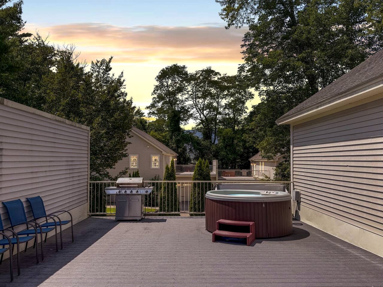 Spacious North Conway Vacation Home with Hot Tub & Mountain Views near Downtown, New Hampshire