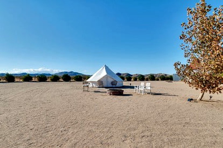 CLONED Magical Joshua Tree Accommodation with Pool Perfect for Glamping in California | Yurts (Joshua Tree, California, United States of America)